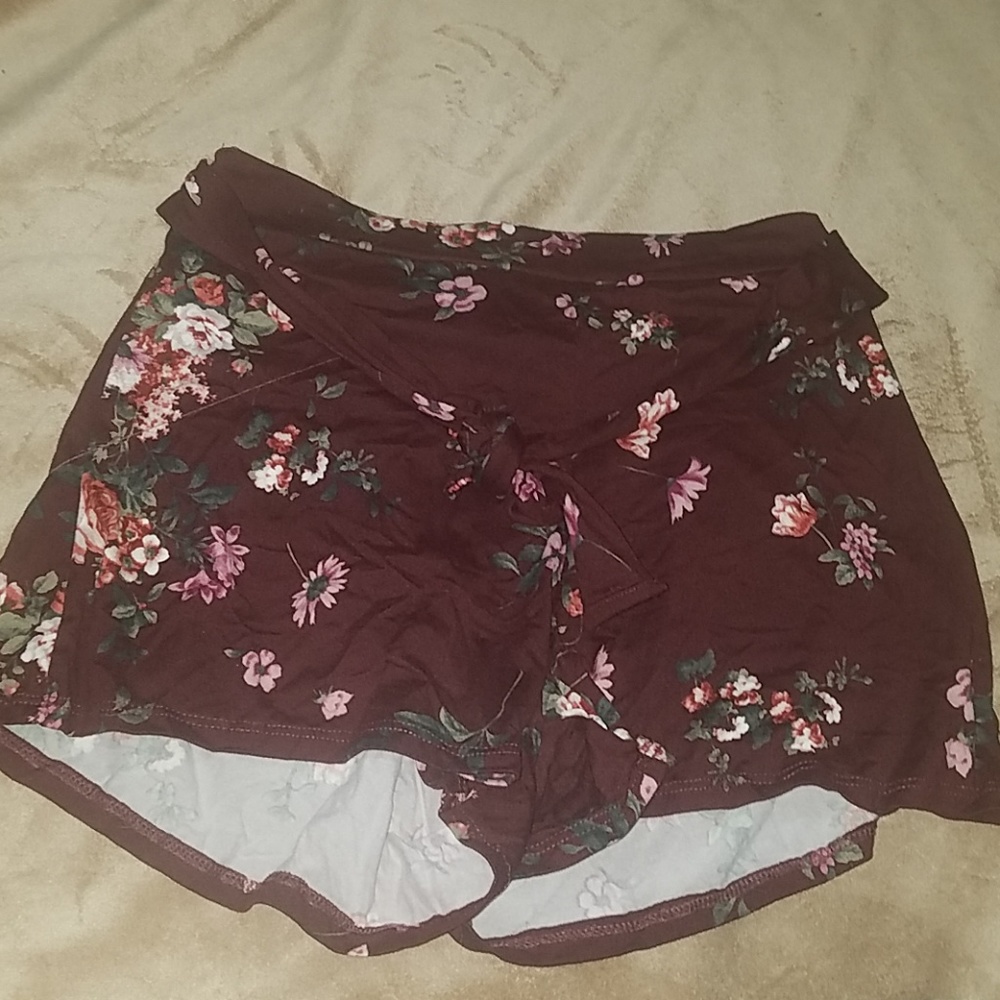 Maroon shorts